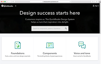 QuickBooks Design System