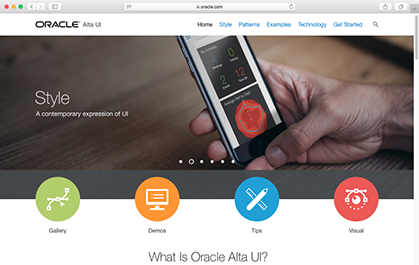 Oracle Alta UI