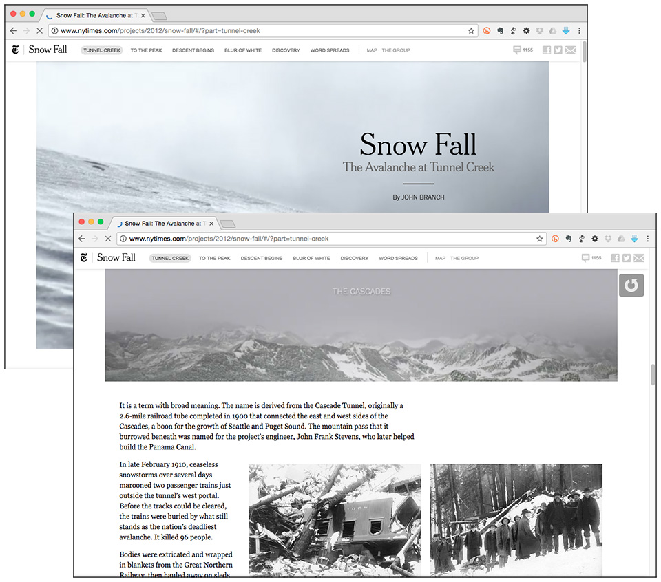 「Snow Fall」のページ
