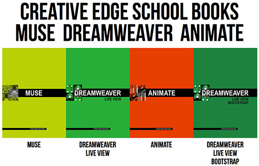Creative Edge School Books | Muse, Dreamweaver, Animate